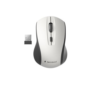 MUSW-4B-02-BS ratón Oficina Ambidextro RF inalámbrico Óptico 1600 DPI