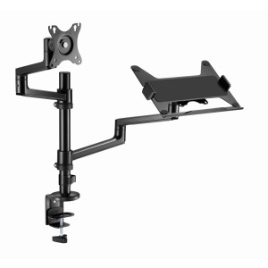 MA-DA-04 soporte para monitor 81,3 cm (32") Escritorio Negro