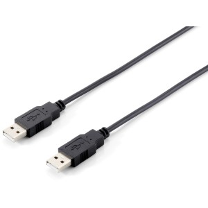 Equip Cable USB 2.0 Tipo A, 5,0 m , Negro