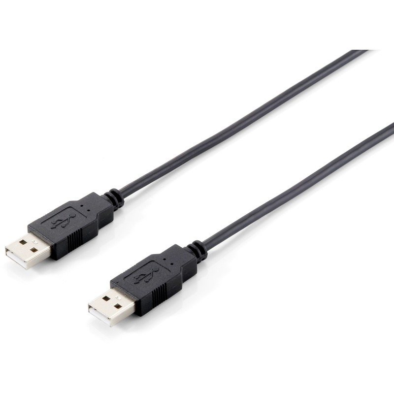 Equip Cable USB 2.0 Tipo A, 5,0 m , Negro
