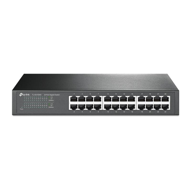 TL-SG1024D switch No administrado Gigabit Ethernet (10/100/1000) Gris
