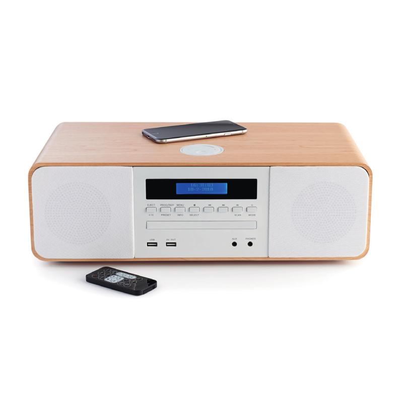 MIC201IBT sistema de audio para el hogar Microcadena de música para uso doméstico 50 W Blanco