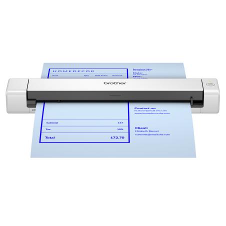 DS-640E escaner Escáner portátil 600 x 600 DPI A4 Negro, Blanco