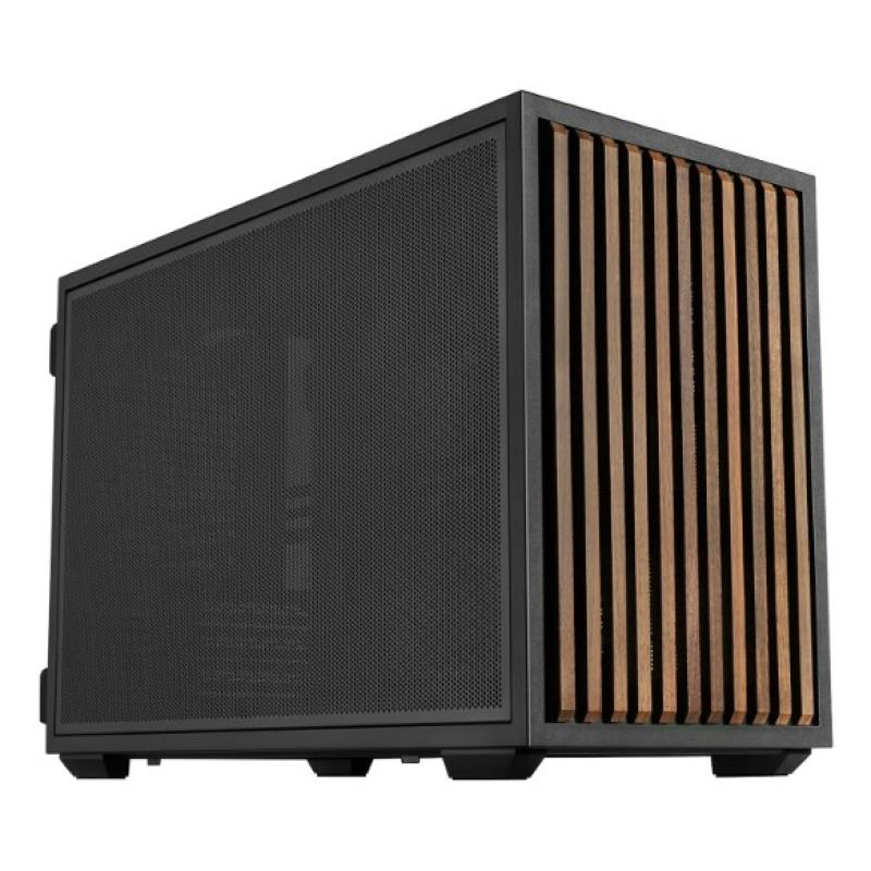 B4-mATX Wood Mini Tower Negro, Madera