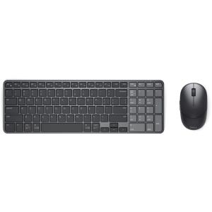 Pro 7 KM746 teclado Ratón incluido Universal RF Wireless + Bluetooth QWERTY Español Grafito