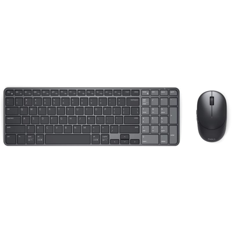 Pro 7 KM746 teclado Ratón incluido Universal RF Wireless + Bluetooth QWERTY Español Grafito