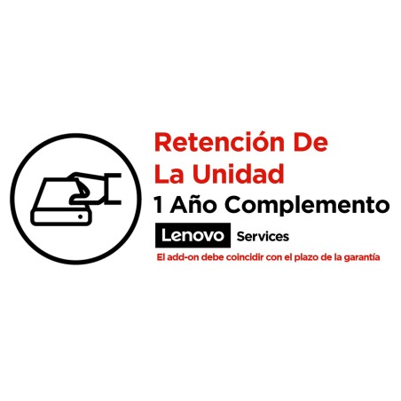Lenovo 5PS0V07827 extensión de la garantía 1 licencia(s) 1 año(s)