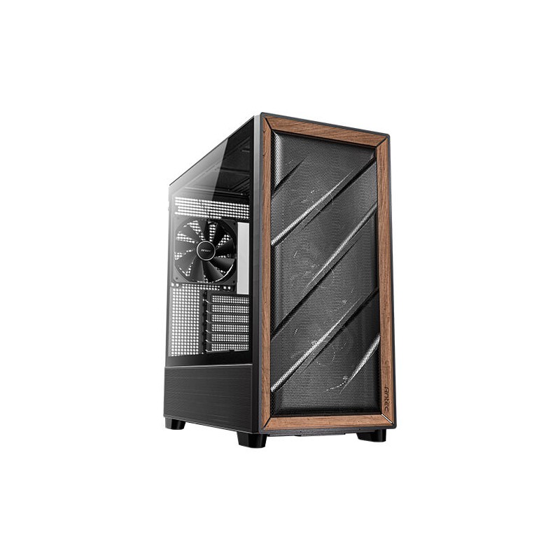 0-761345-10133-2 carcasa de ordenador Midi Tower Negro, Madera