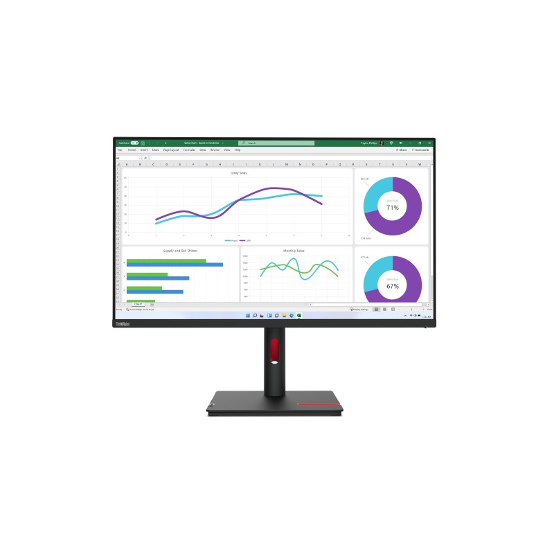 Lenovo ThinkVision T32h-30 LED display 80 cm (31.5") 2560 x 1440 Pixeles Quad HD Negro Lenovo ThinkVision T32h-30 LED display 80 cm (31.5") 2560 x 1440 Pixeles Quad HD Negro
