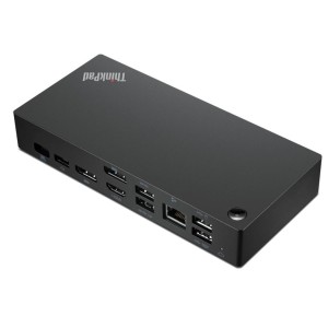 Lenovo ThinkPad Universal Thunderbolt 4 Smart Dock Alámbrico Negro