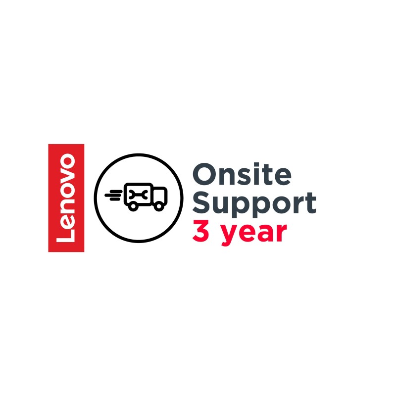 Lenovo 3 Year Onsite Support (Add-On) 3 año(s)