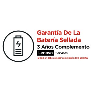 Lenovo 5WS0S93808 extensión de la garantía 3 año(s)