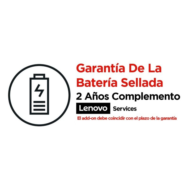 Lenovo 5WS0W48381 extensión de la garantía 2 año(s)