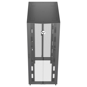 Vertiv VR3150 armario rack 42U Rack o bastidor independiente Negro, Transparente