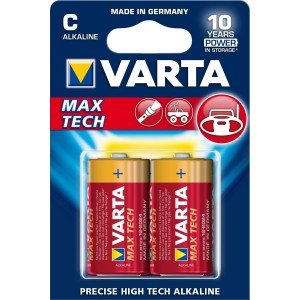 Varta MAX TECH 2x Alkaline C Batería de un solo uso Alcalino