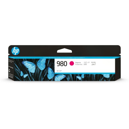 HP Cartucho de tinta original 980 magenta