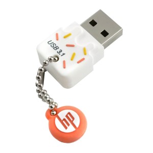 HP x778w unidad flash USB 64 GB USB tipo A 3.2 Gen 1 (3.1 Gen 1) Naranja, Blanco