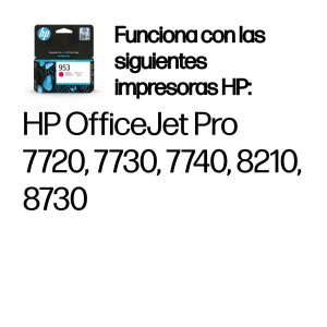 HP Cartucho de tinta Original 953 magenta