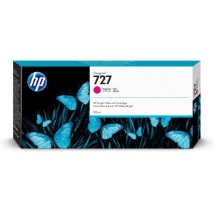 HP Cartucho de tinta DesignJet 727 magenta de 300 ml