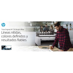 HP Cartucho de tinta DesignJet 730 amarillo de 130 ml