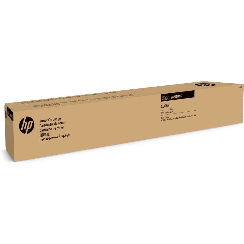 Samsung Cartucho de Tóner Original HP CLT-C806S cian Samsung Cartucho de Tóner Original HP CLT-C806S cian