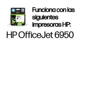 HP Cartucho de tinta Original 903XL negro de alto rendimiento