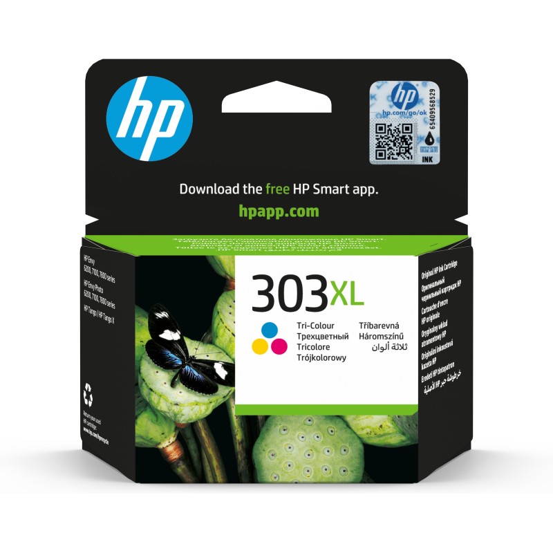 HP Cartucho de tinta Original 303XL tricolor de alta capacidad HP Cartucho de tinta Original 303XL tricolor de alta capacidad