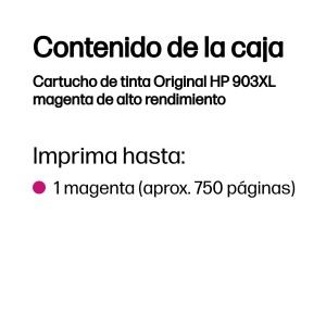 HP Cartucho de tinta Original 903XL magenta de alto rendimiento