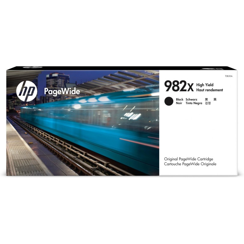 HP Cartucho PageWide 982X Original de alta capacidad negro