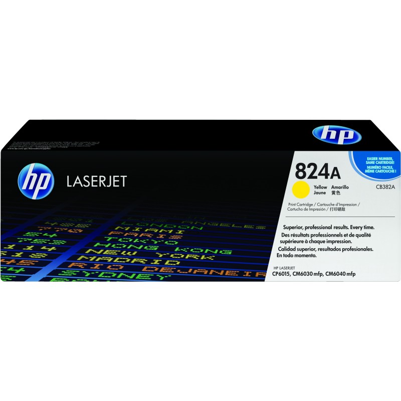 HP Cartucho de tóner original LaserJet 824A amarillo