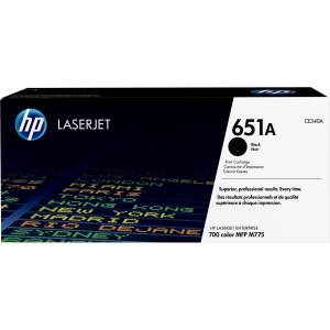 HP Cartucho de tóner original LaserJet 651A negro