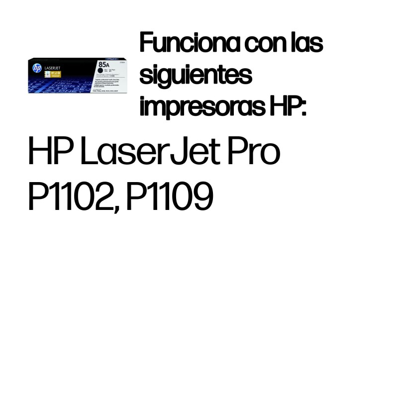 HP Cartucho de tóner original LaserJet 85A negro