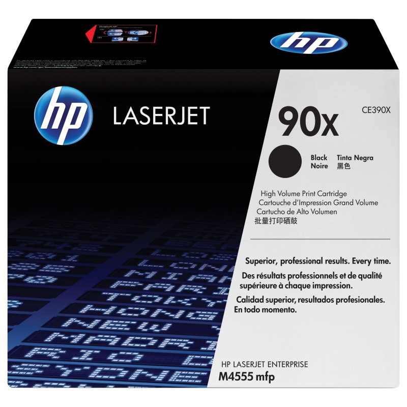 HP Cartucho de tóner original LaserJet 90X de alta capacidad negro