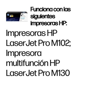 HP Cartucho de tóner Original LaserJet 17A negro