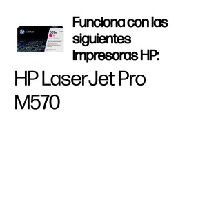 HP Cartucho de tóner original LaserJet 507A magenta