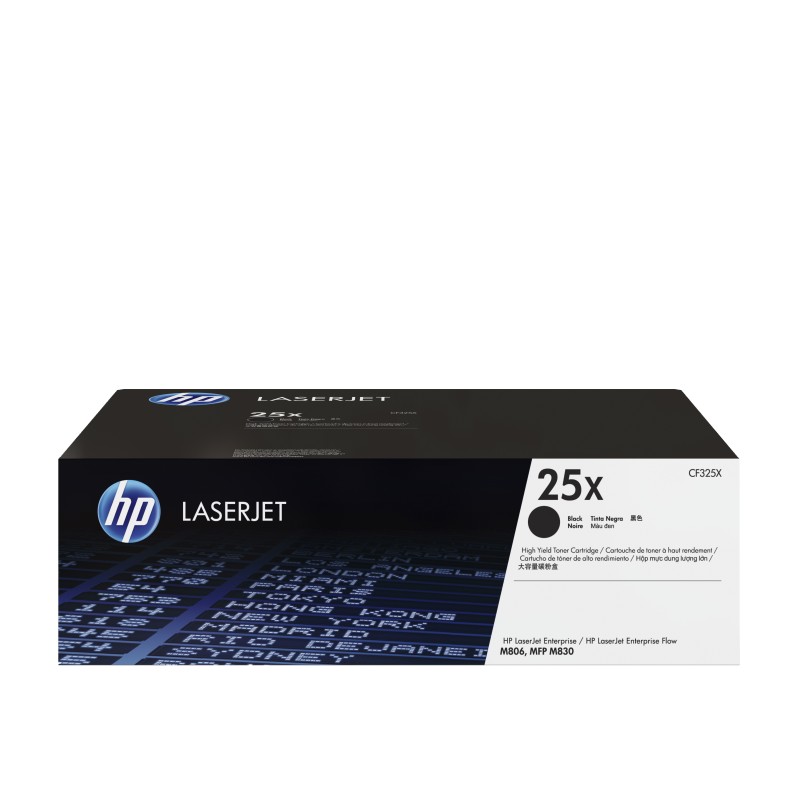 HP Cartucho de tóner original LaserJet 25X de alta capacidad negro