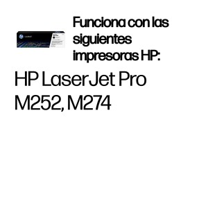 HP Cartucho de tóner original LaserJet 201A negro