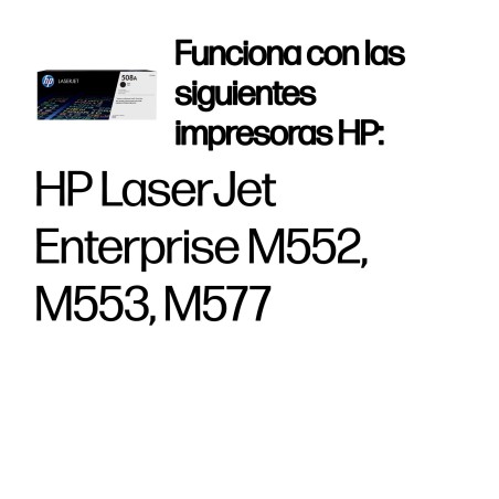 HP Cartucho de tóner original LaserJet 508A negro