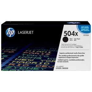HP Cartucho de tóner original LaserJet 504X de alta capacidad negro