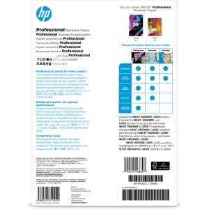 HP Papel para uso empresarial profesional , satinado, 180 g m2, A4 (210 x 297 mm), 150 hojas