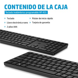 HP Teclado inalámbrico programable 455