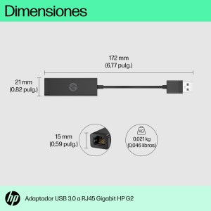 HP Adaptador de USB 3.0 a Gigabit RJ45 G2