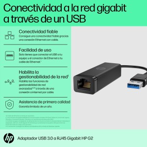 HP Adaptador de USB 3.0 a Gigabit RJ45 G2