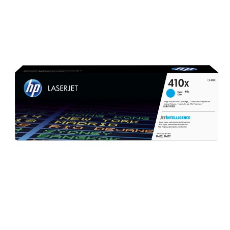 HP Cartucho de tóner original LaserJet 410X cian de alta capacidad