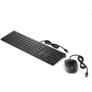 HP Teclado y ratón con cables Pavilion 400