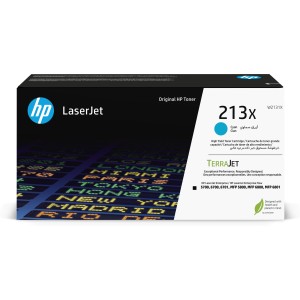 HP Cartucho de tóner Original LaserJet 213X de alto rendimiento cian