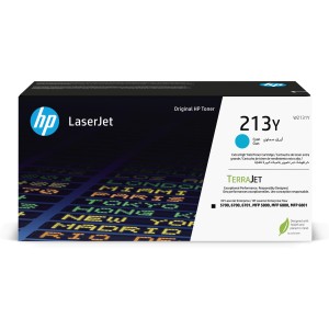 HP Cartucho de tóner Original LaserJet 213Y de capacidad superior cian