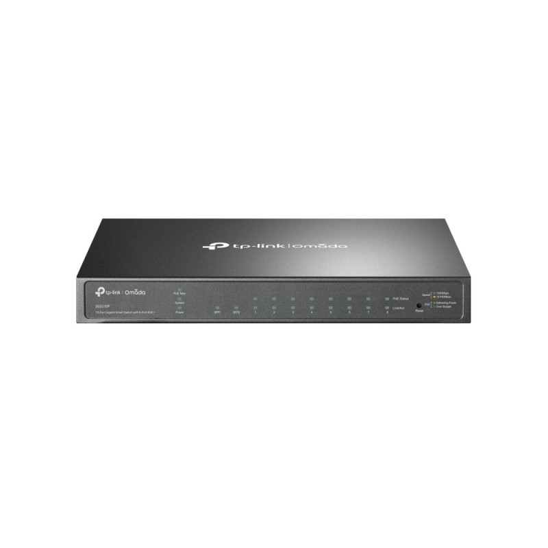 TP-Link Omada SG2210P switch Gestionado L2 L2+ Gigabit Ethernet (10 100 1000) Energía sobre Ethernet (PoE) Negro