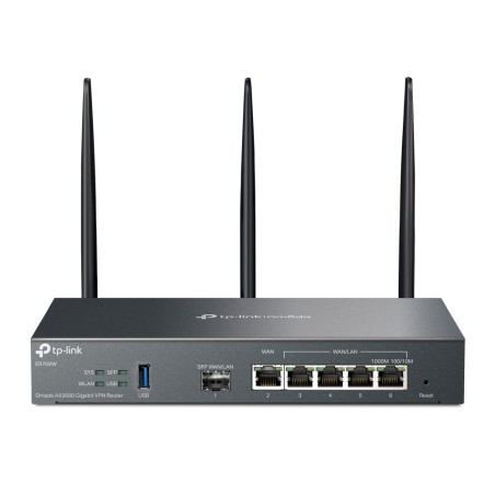 TP-Link Omada ER706W router inalámbrico Gigabit Ethernet Doble banda (2,4 GHz   5 GHz) Negro
