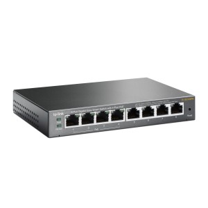 TP-Link TL-SG108PE Gestionado L2 Gigabit Ethernet (10 100 1000) Energía sobre Ethernet (PoE) Negro